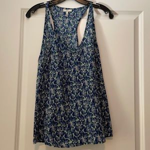 Joie patterned sleeveless blouse